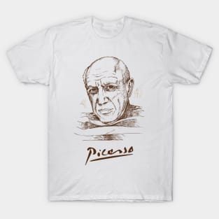 Pablo Picasso Hand drawn Portrait T-Shirt